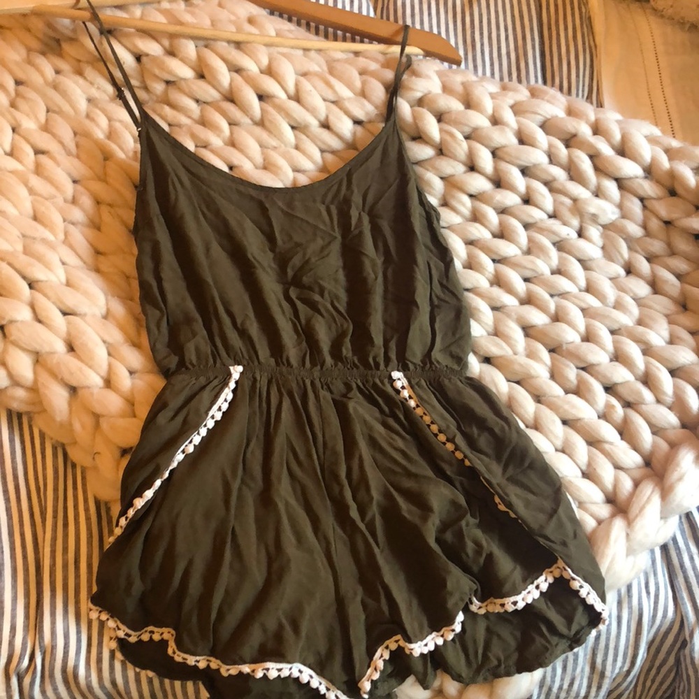 Forest Green Romper